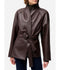 Faux Fur Jacket - Marron